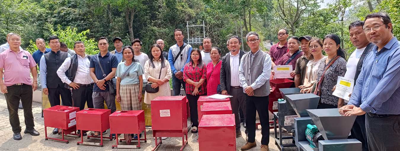 Dissemination of 20 NIF grassroots technologies at IFC, MINECO, Aizawl on National Technology Day