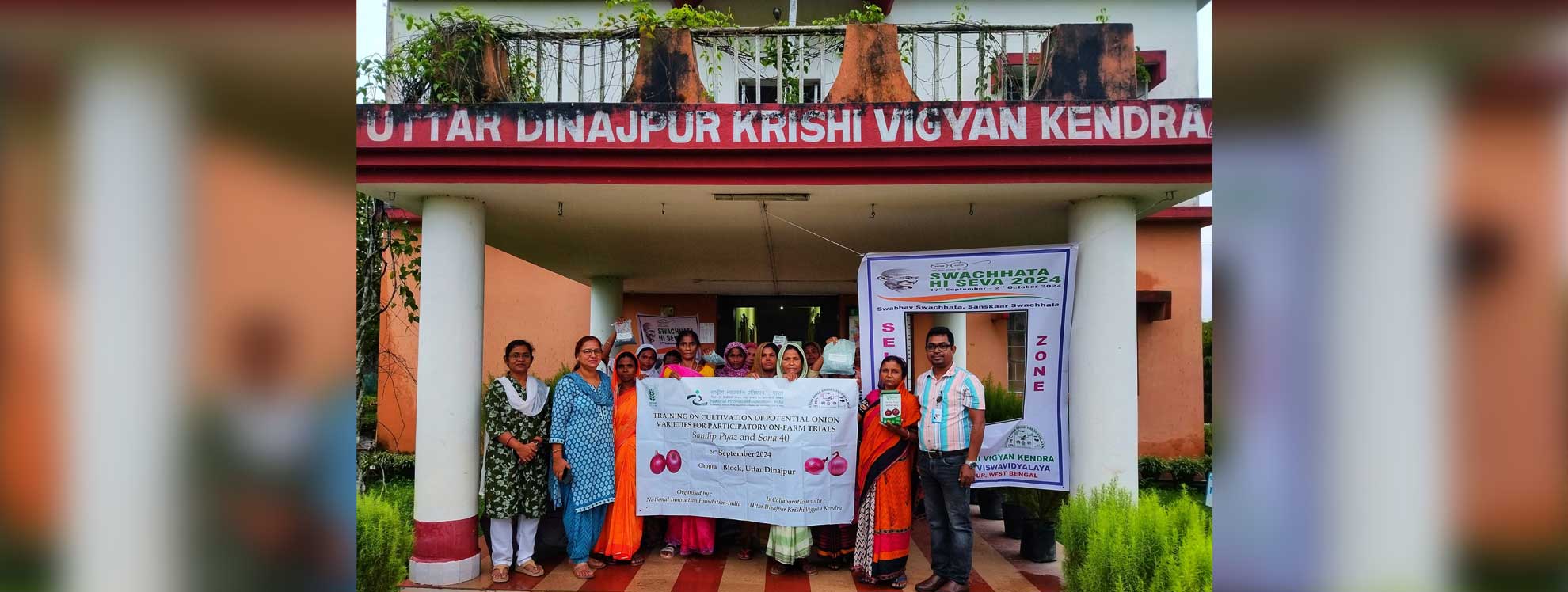 Training programme on cultivation of improved onion varieties -SandipPyaz and Sona40  for participatory on-farm trial at Chopra block in collaboration with Uttar Dinajpur Krishi Vigyan Kendra