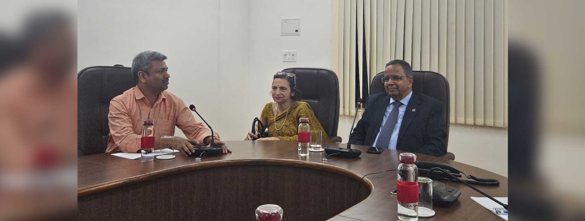 Dr. Narinder Kumar Mehra, esteemed immunologist & former AIIMS Dean, along with Dr. Raj Mehra visited NIF and shared expertise on healthcare innovations, leprosy & menopause effects with our team