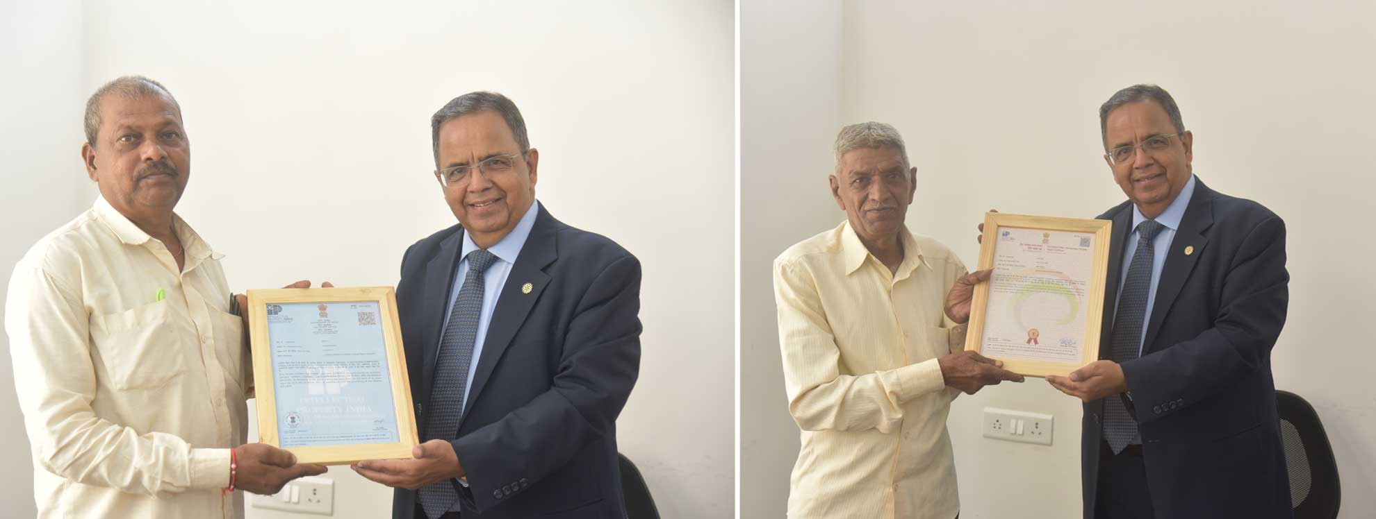 Outstanding traditional knowledge (tk) holders from regions of Gujarat were recognized by protecting their unique wisdom through IP rights. Prof Narinder Mehra, Honorary Emeritus scientist of Indian council of Medical Research, former Dean and National chair, All India Institute of Medical Sciences and Chairman Research Advisory Committee [ Herbal- Human Health/Veterinary] had felicitated tk holders by sharing their patent certificates