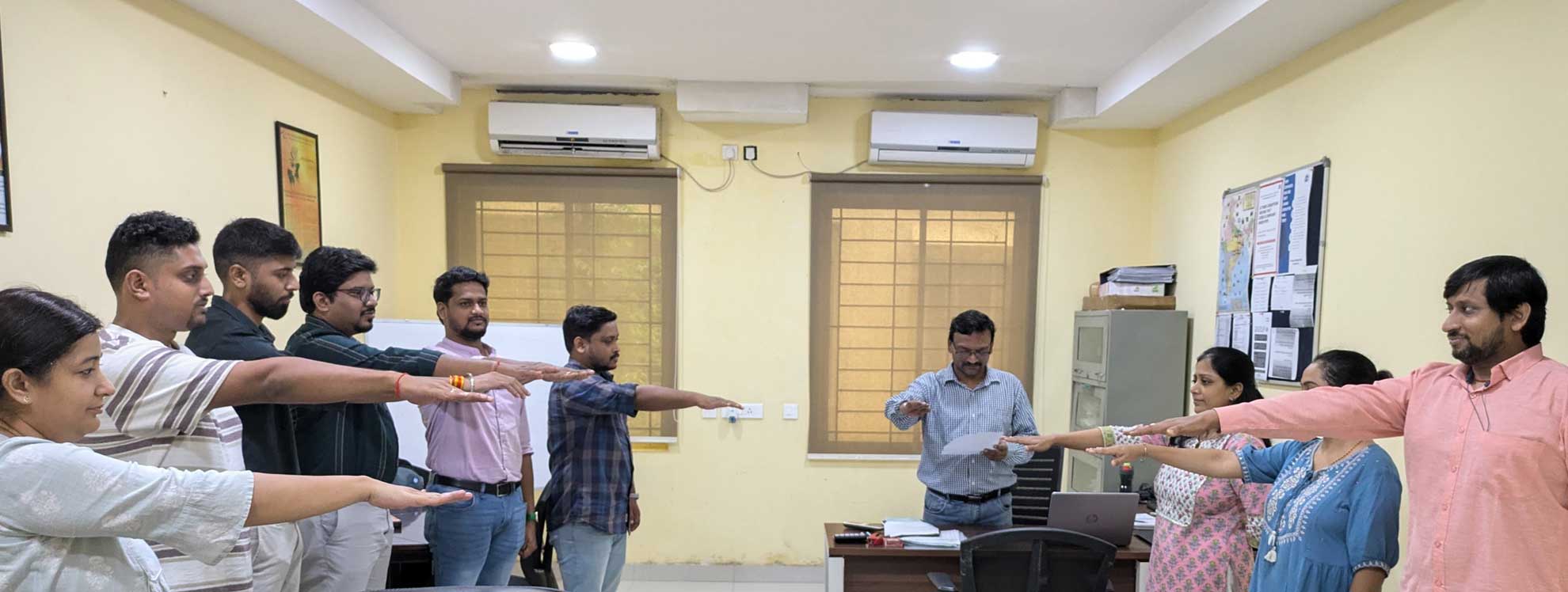 Integrity, transparency & accountability: Team NIF-India takes the Vigilance Awareness Week oath