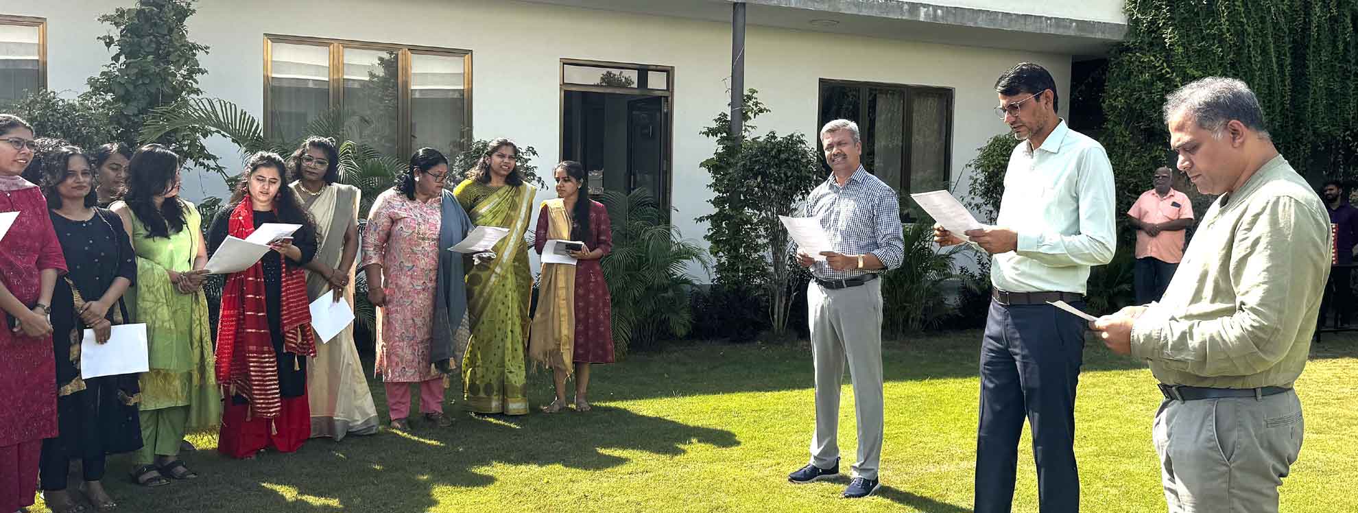 Integrity, transparency & accountability: NIF Team takes the Vigilance Awareness Week oath at its Headquarters