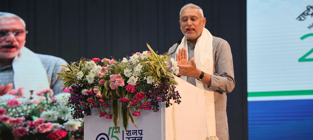 NIF India-Silver Jubilee Celebration: MSME Minister, Shri Jagdish Vishwakarma, captivated the audience with his inspiring presence and insightful speech.