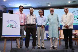 Unveiling of a Silver Jubilee logo