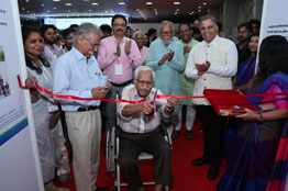 Inauguration of Exhibition by Chief Guest, Dr. V S Ramamurthy, Former Secretary, DST GoI