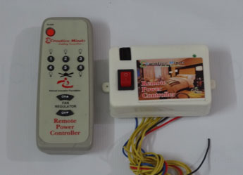 Remote control for lights and fan - Photo