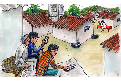 Device for data management to enhance cellular efficiency in rural areas - Photo