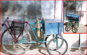 Tricycle Mounted Sprayer - Photo
