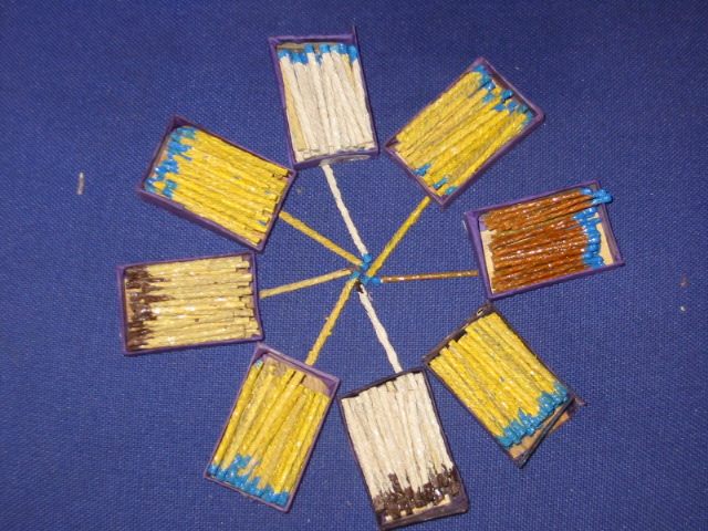 Matchsticks of Natural Fibre - Photo