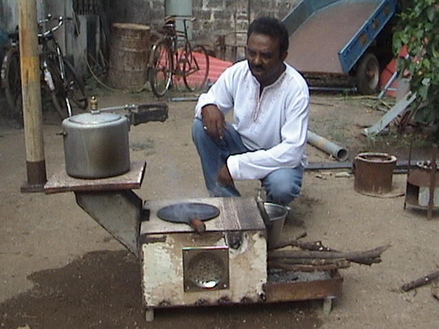 Image of Modified Wood Stove, innovative windmill and other devices