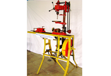 Pedal operated/manual drilling machine - Photo