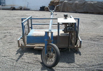 Image of Parboiled paddy and oil seed spreader