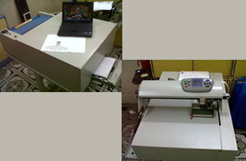 Golden Embossing Machine - Photo