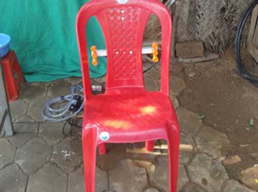Shower for elderly and physically challenged - Photo
