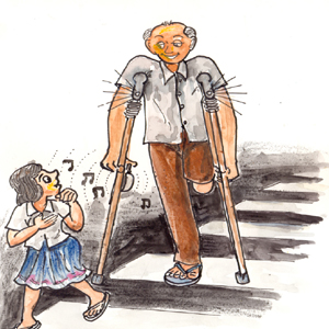 Shock Absorbing Crutches - Photo