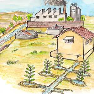 Domestic & industrial waste water management in urban areas - Photo