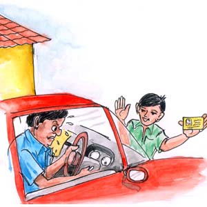 Preventing people from driving without a license - Photo