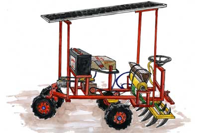 Solar seeder - Photo