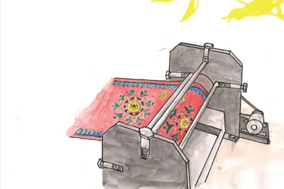 Namda rolling machine - Photo