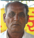 volunteer Sakrabhai Prajapati