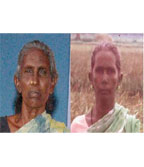 volunteer Smt. Ariyammal and Smt. Pushpam