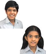 volunteer Gayatri S & Pranav S