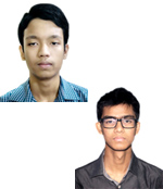 volunteer Sabuj Saikia, Kaustav Moni Malakar