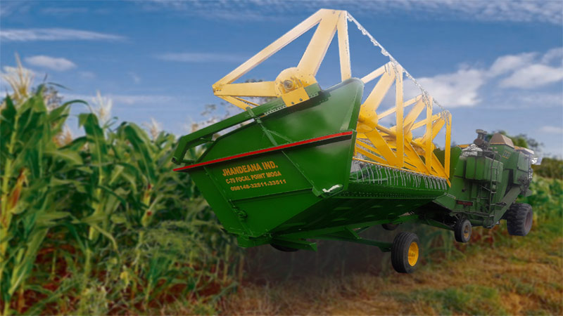 Modified Combine for Maize Harvesting - Photo