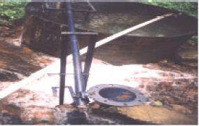 Reciprocating hydraulic prime mover for water lifting - Photo