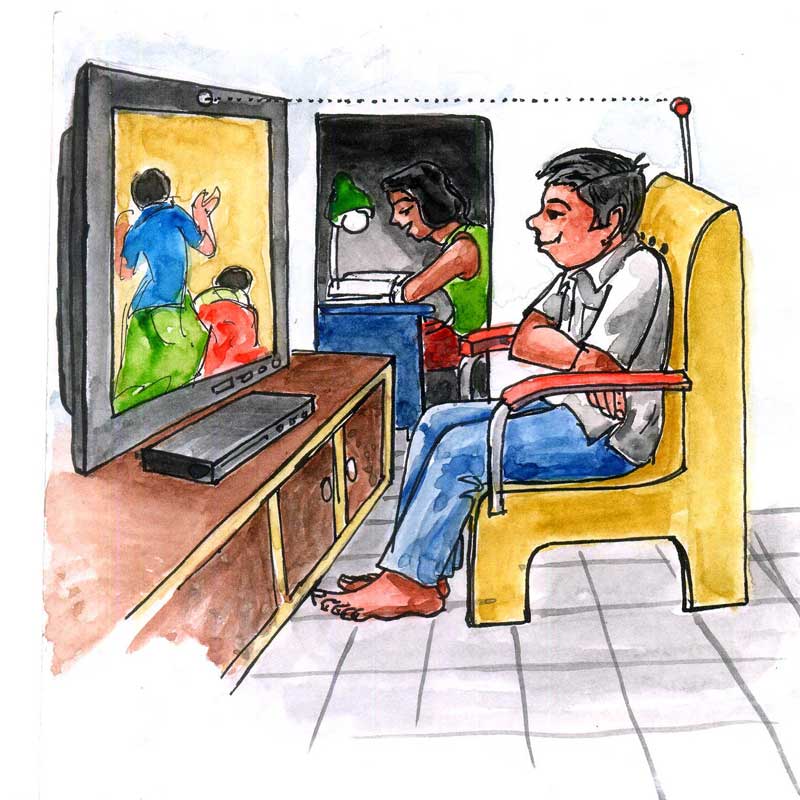 Posture correcting chair - Photo