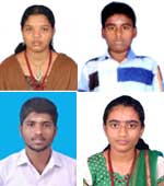 volunteer R Santhosh, J Rajasekar, A Nivashini, K Rathna