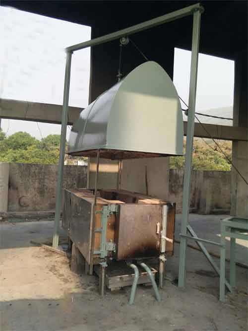 Modified Wood Based Culturally Accepted Crematorium - Photo