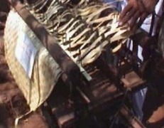 Palm and Coconut Leaf Mat Weaving Machine - Photo
