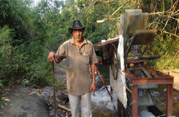 Modified Hydro electricity Turbine - Photo