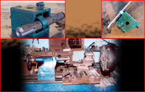 Key way making fixture - Photo