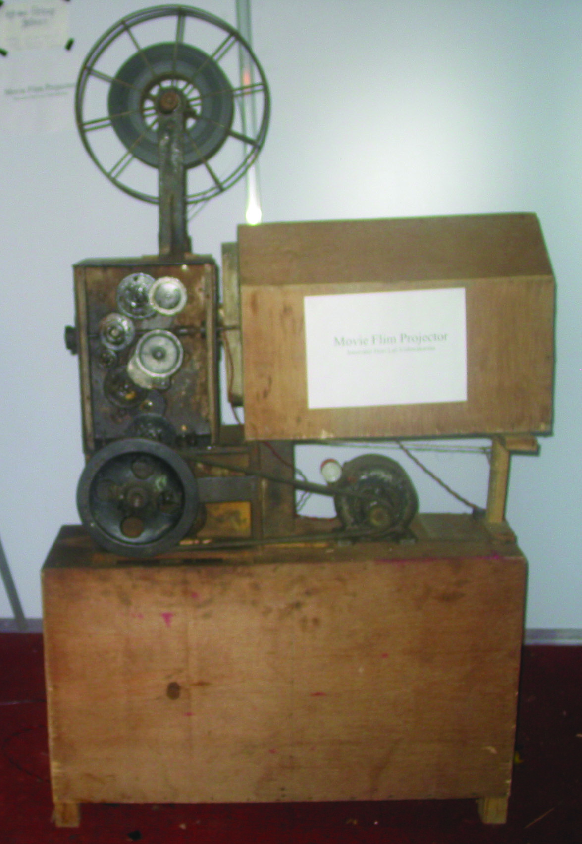 Image of Petromax based film projector
