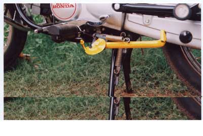 Image of Side-stand gear lock system