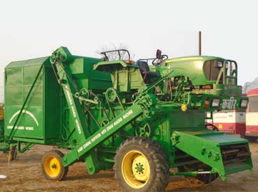 Modified Combine Harvester                 - Photo