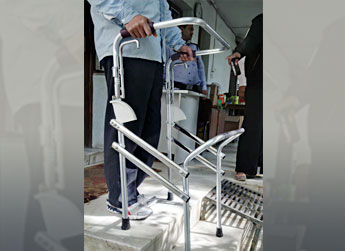 Image of Modified walker with adjustable legs