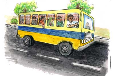 Alerting system for bus drivers - Photo