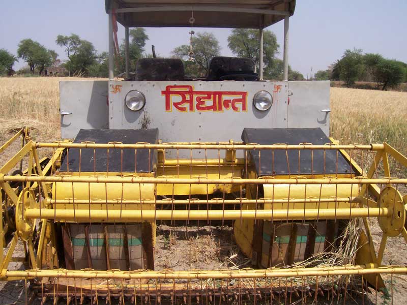 Image of Reaper Windrower with Reel
