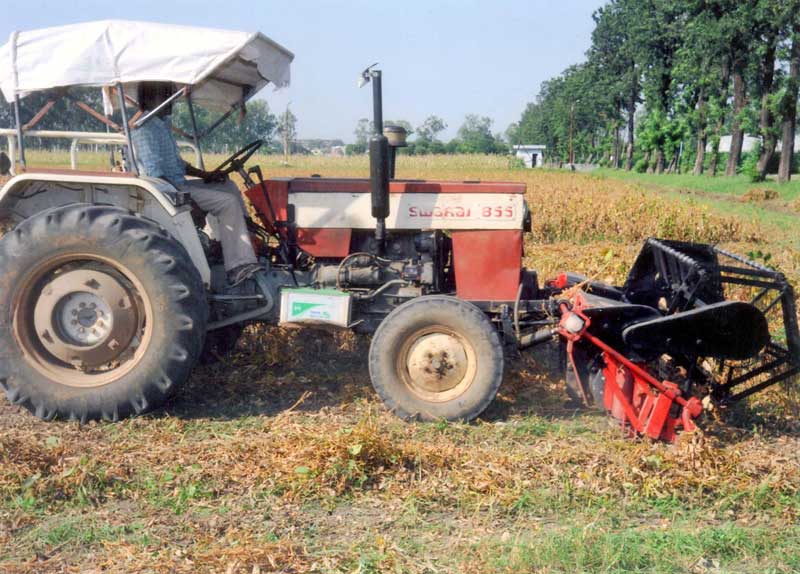 Image of Reaper Windrower with Reel