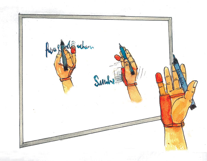 Image of Quick finger duster for whiteboards