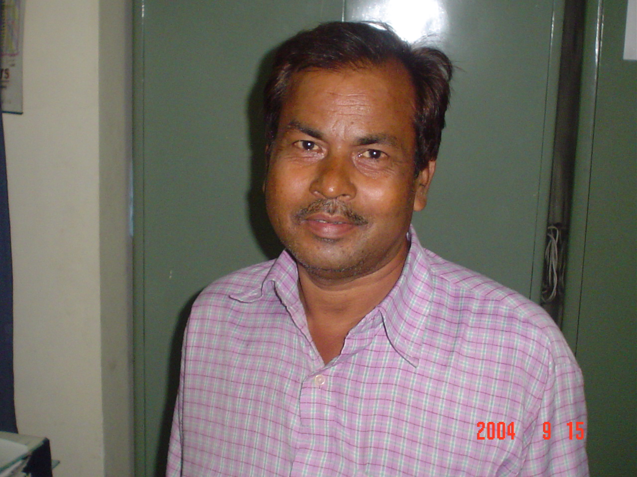 volunteer Niranjan Prasad Sharma