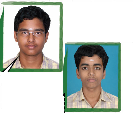 volunteer Girish.S and Ashwin Nagarajan