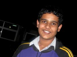 volunteer Arnab Chakraborty